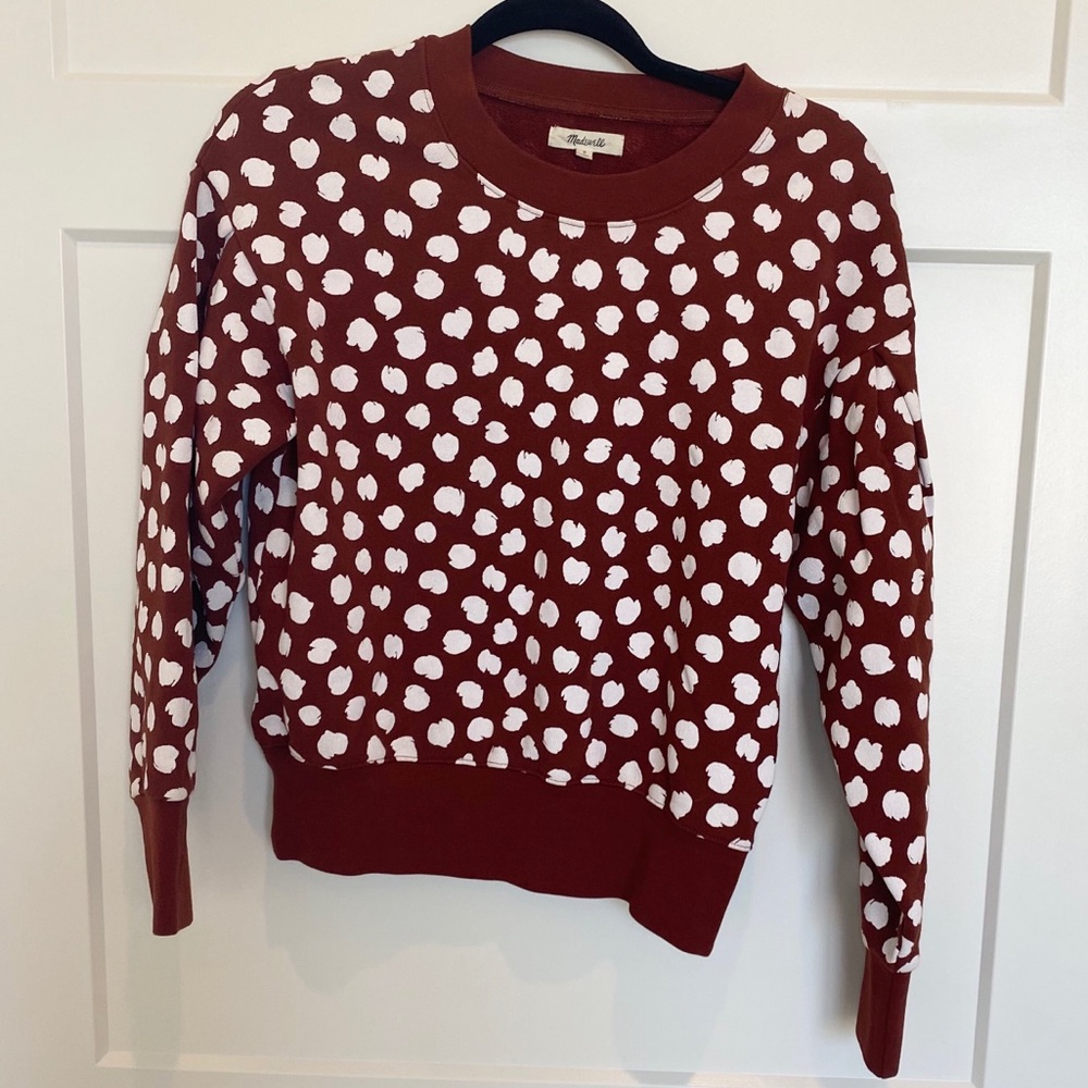 Madewell Sweatshirt Rust Sz Small